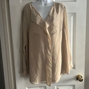Calvin Klein Tan dress Blouse